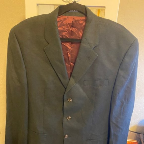 Ralph Ralph Lauren Linen Cotton Black Blazer